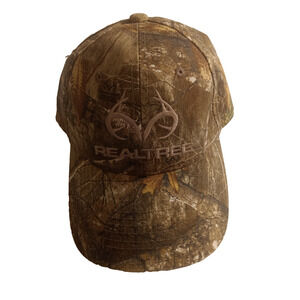 Realtree Camo Baseball Cap OSFM Outdoor Cap Preowned Snapback